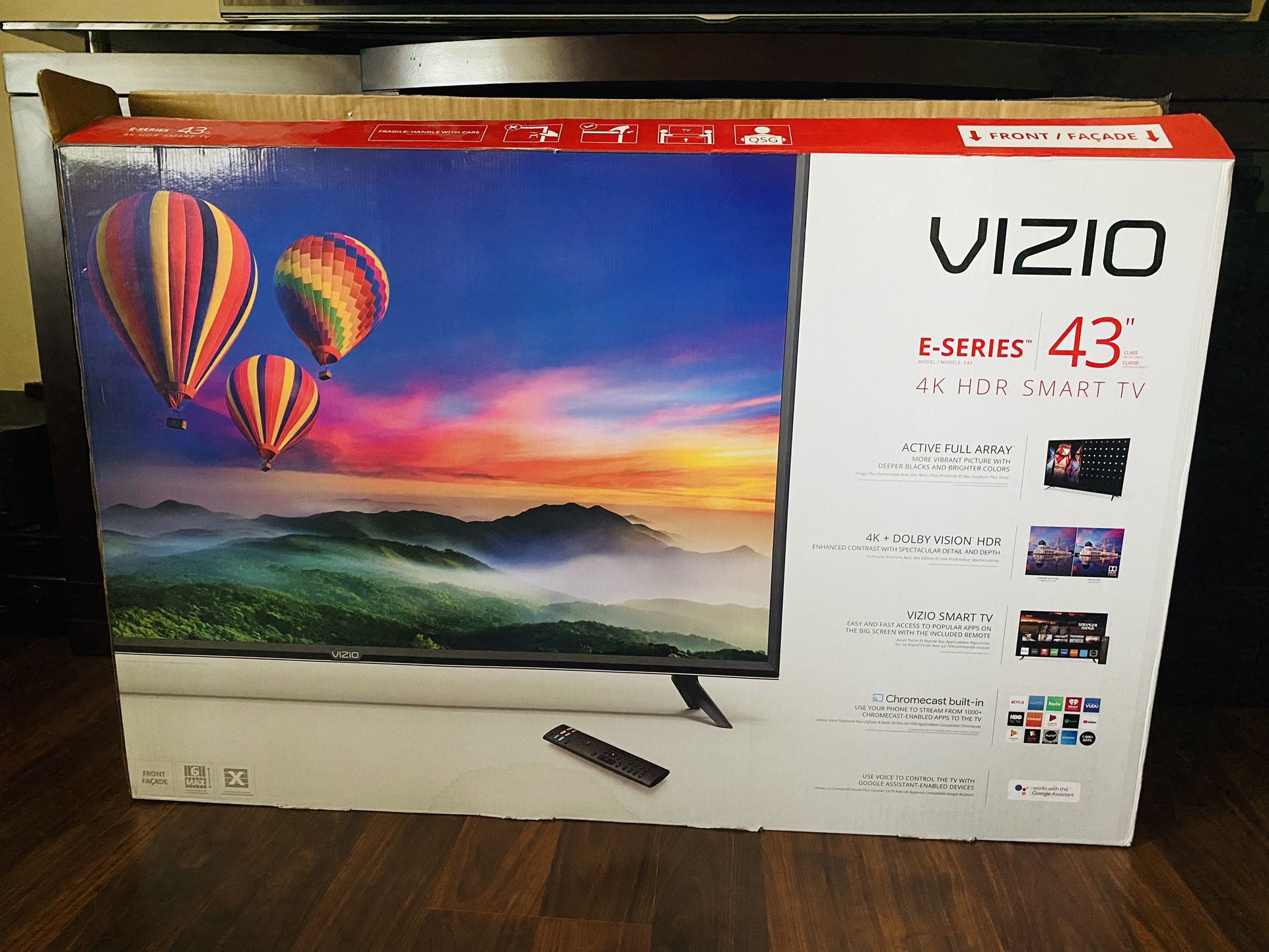 VIZIO 43" E-Series 4K HDR Smart TV !!! Excellent Condition !!!