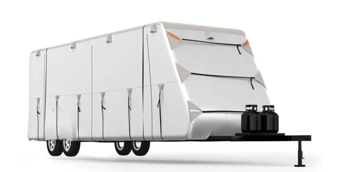 Travel trailer winter cover
