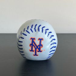 Rawlings New York Mets MLB Baseball Plush Collectible Souvenir Gray 3.5in RARE