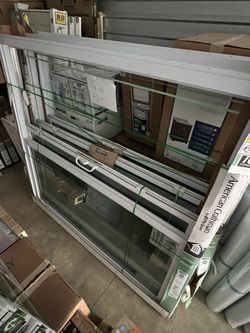 American Craftsman 70 Series 72in x 80in Reversible Sliding Patio Door