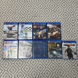 9 Used PS4 Games