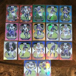 2021 Prizm Vikings Lot (17) Cards