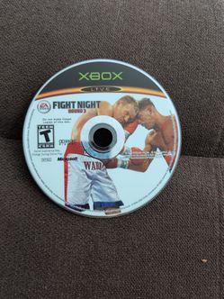 Original Xbox fight night round 3 game