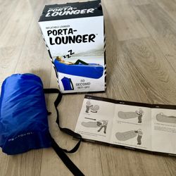 New Portable Lounger No Pump  Needed 