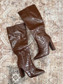 Knee High Boots Wide Fit Women Size 7