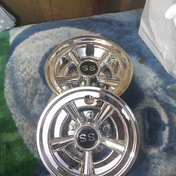 Golf CART SS Wheel Covers (Set Of 2)