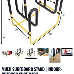Surf board / standup paddleboard rack