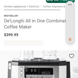 Delonghi All In One Esspreso Machine