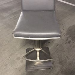 Leather Adjustable Bar Stools 2