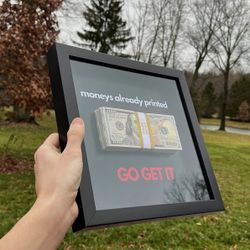 Moneys Already Printed Canvas