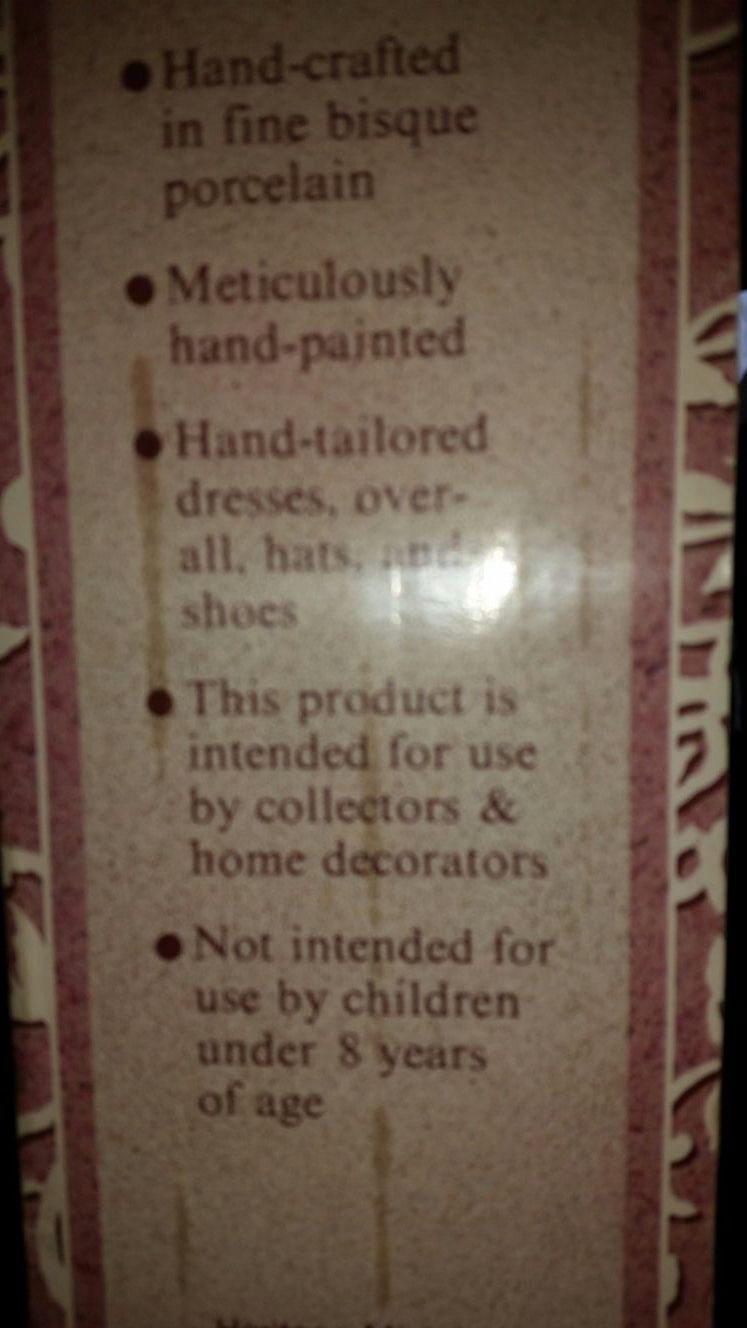 Handcrafted porcelain doll