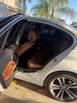 BMW Sedan White with Tan Leather Interior