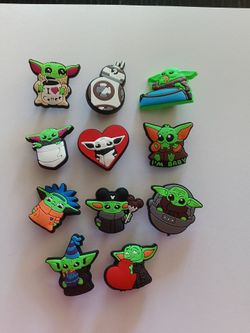 Crocs Charms Baby Yoda . 11pcs