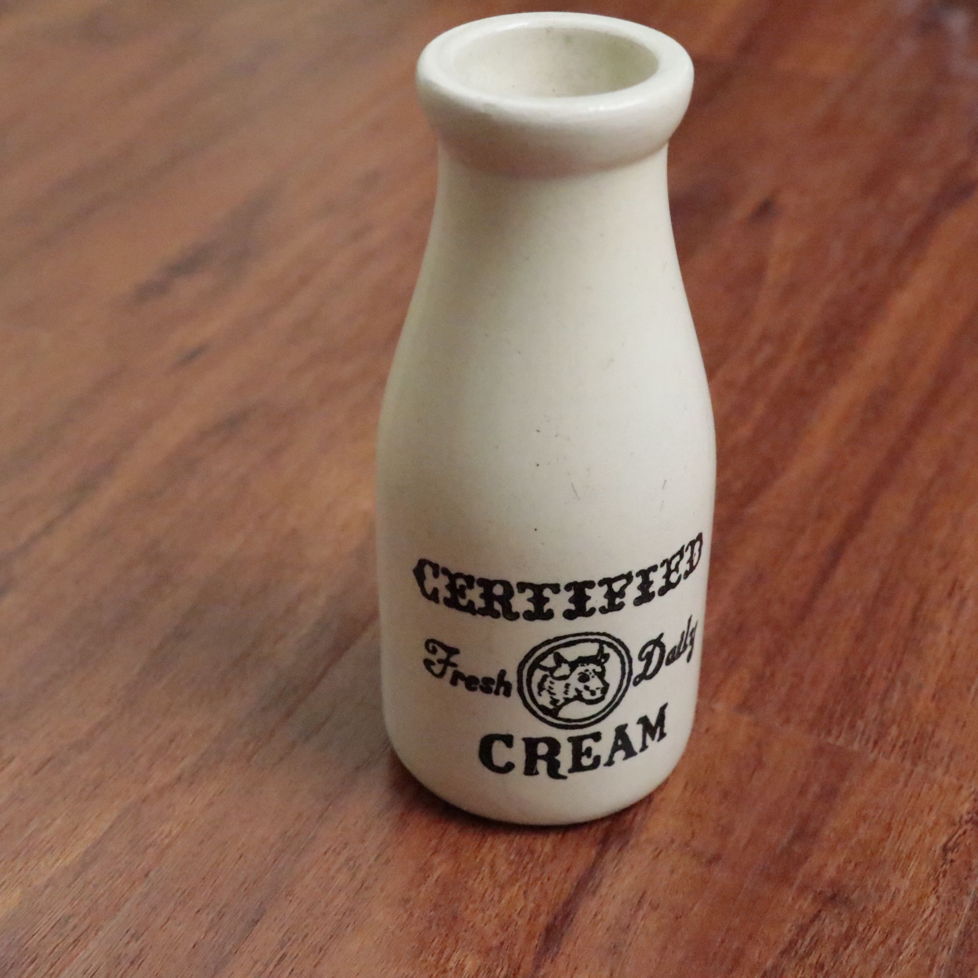 Vintage ceramic Cream bottle