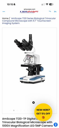 Amscope microscope