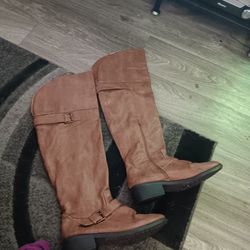 Brown Leather Boots