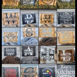 Engraved stove top cover