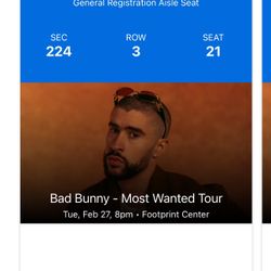 Bad Bunny Tickets 