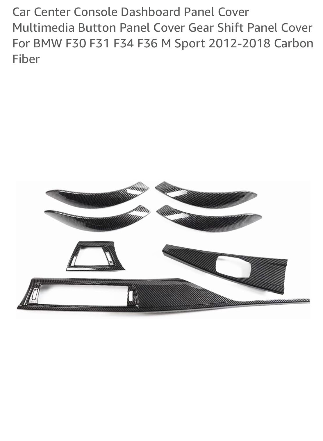 BMW Carbon Fiber Interior Kit