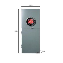 Square D Homeline 200 Amp 30-Space 40-Circuit Outdoor Ringless Lever-Bypass Overhead/Underground Main Breaker CSED