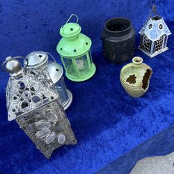 Candle holders each five dollars 