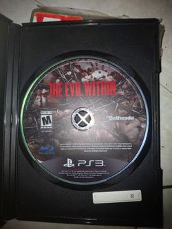 The evil within (ps3 game disc)