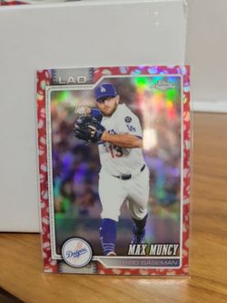 Max Muncy SSP red ball Refractor Dodgers