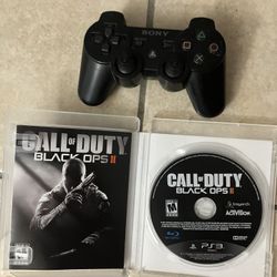 PS3 Controller And Call Of Duty Black Ops 2