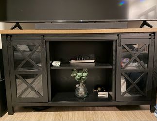 Real wood entertainment center