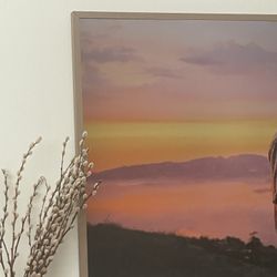 SAMSUNG ( Modern Teak Frame) 55 Inch