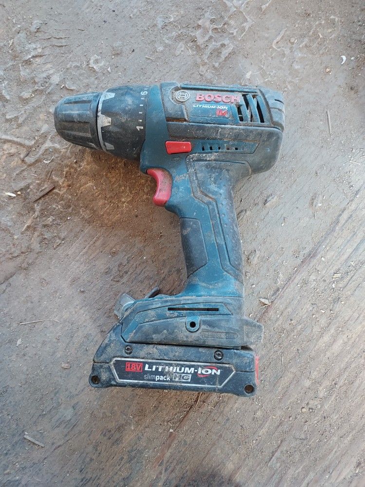 Bosch Drill And Battery