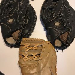 Right handed Thrower’s 1st Baseman’s gloves