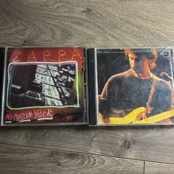 2 Frank Zappa CD Lot In New York / Guitar OOP rare Near Mint Ryko Disc Live
