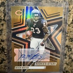 2025 Rookies and Stars Gold Devin Hester auto /199