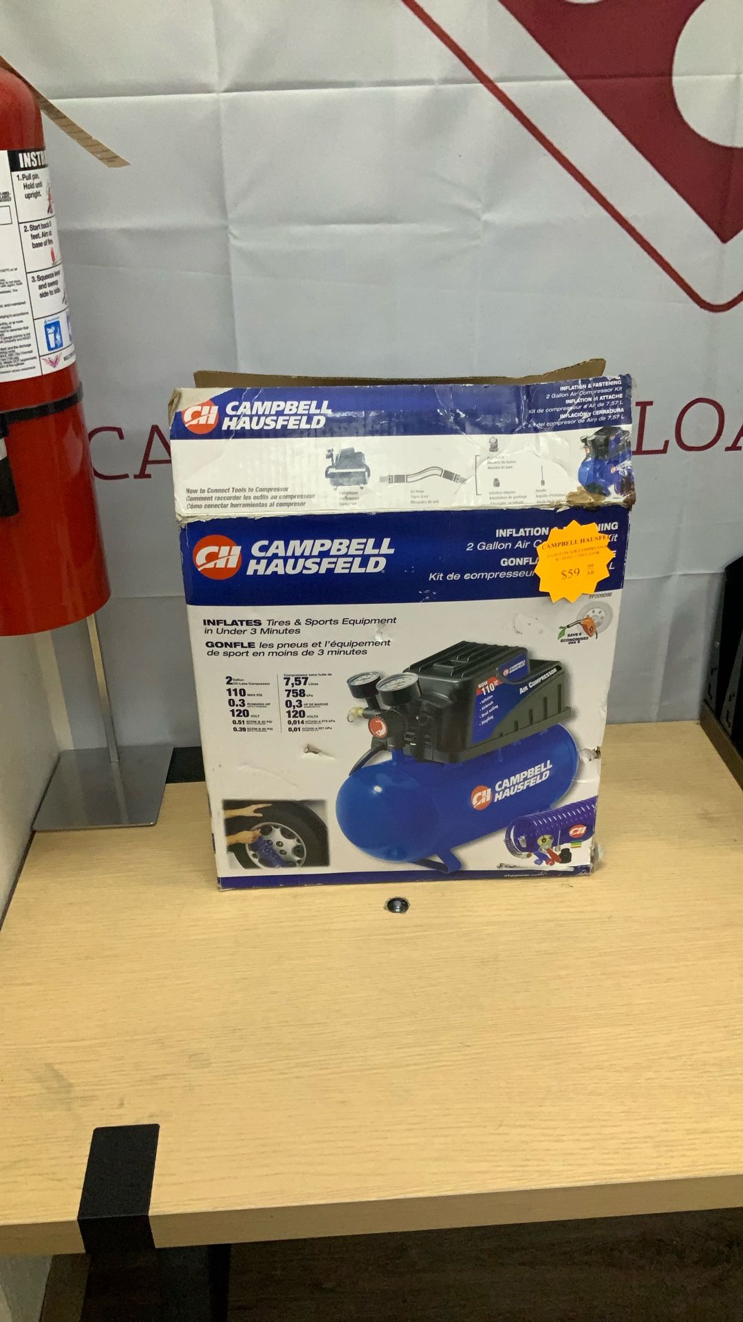 10033 Campbell Hausfeld Compressor 61127