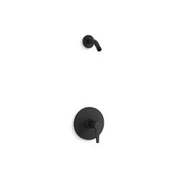 KOHLER TLS97077-4-BL Pitch Shower Trim Set Without Showerhead in Matte Black