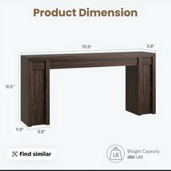 Entryway Console Table, Brand New