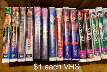 New and used VHS movies