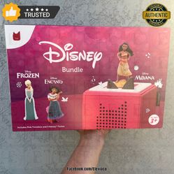 🏆 New | Tonies Disney Toniebox Audio Player Bundle w/ Elsa, Moana & Mirabel