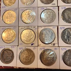 $55.00 Each Morgan's Silver Dollars 