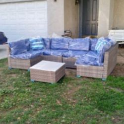 Seven Piece Patio Sofa Set Brand New Patio Modular Sofa Brand New Modular Outdoor Patio Furniture Patio Set 🆕🛺🚎🆕