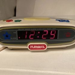 Vtg Playskool  Melody Maker Clock Radio