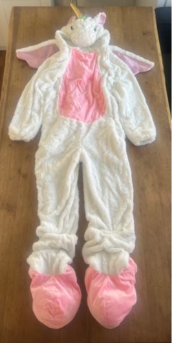 Adult Unicorn Costume Plush Onesie Halloween