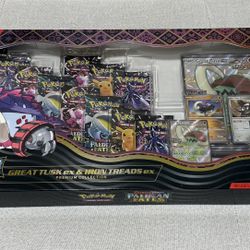Pokemon Paldean Fates Great Tusk ex & Iron Treads ex Premium Collection