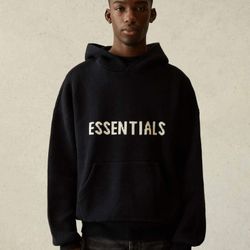 New Fear of God Essentials Full Knit Hoodie