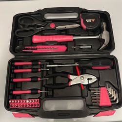 Black And Pink Toolbox 