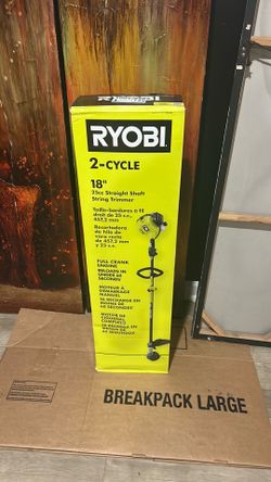 Ryobi 2 cycle 18 straight shaft trimmer
