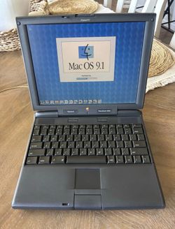 Apple PowerBook 3400c/180 M3553 Vintage Mac OS 9.1 Laptop WORKING Clean TFT