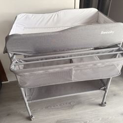 Sweeby Portable Changing Table With Organizer
