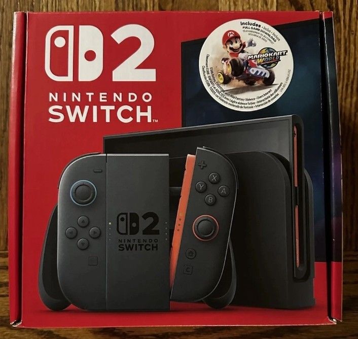 Nintendo Switch 2 console + Mario Kart World bundle - unopened